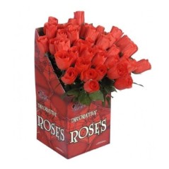 Rosa roja 44 cm unidad 8003558776504 7765F Tus disfraces baratos