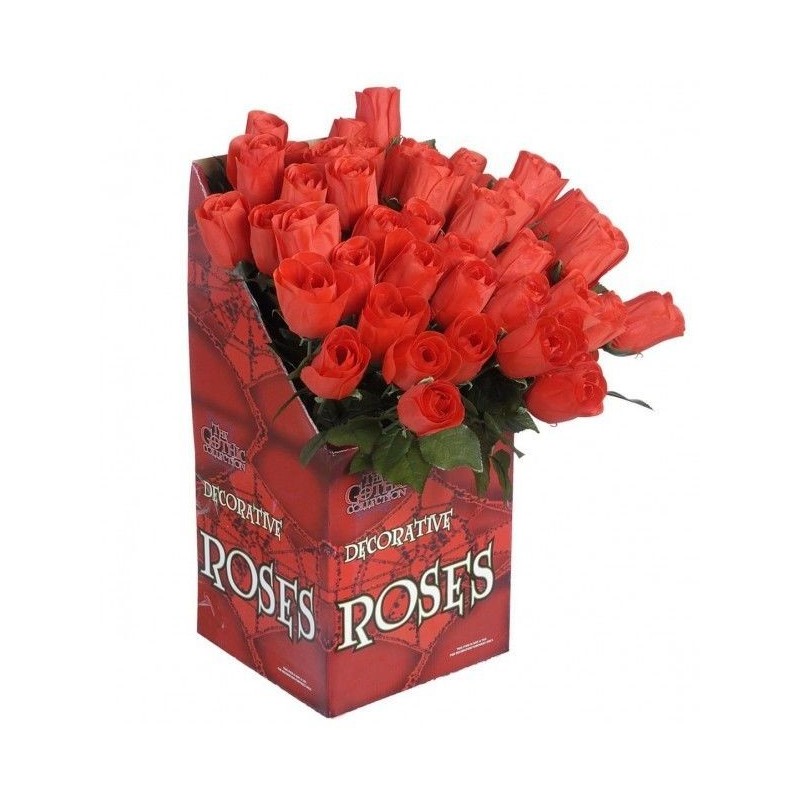 Rosa roja 44 cm unidad