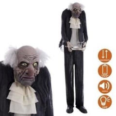 Figura mayordomo con luz y sonido de 95 cm halloween 8424345857532 85753 JUINSA