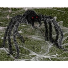 Araña gris 86 cms decoracion halloween 19704 8434077197042 GUIRCA