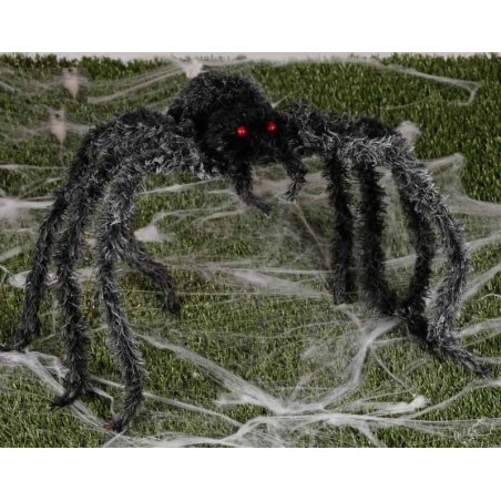 Araña gris 86 cms decoracion halloween 19704 8434077197042 GUIRCA