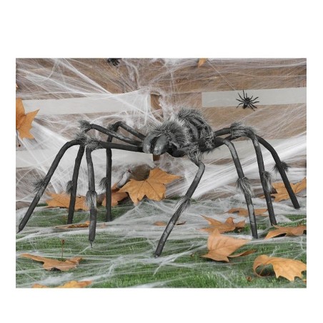 Araña de 120 cm para decoracion de halloween