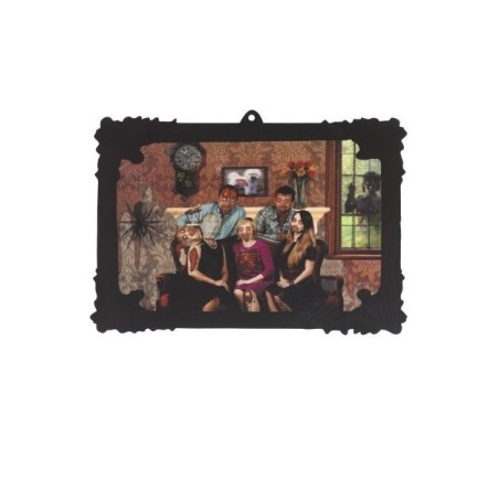 Cuadro 3d lenticular familia zombie 44 x 31 cm