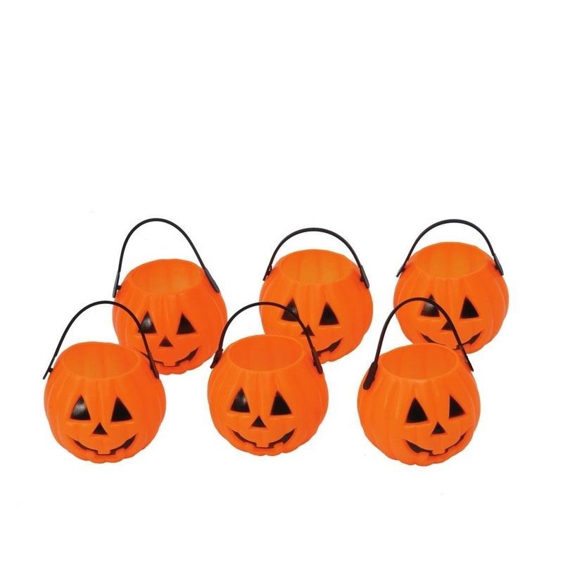 Bolsa 6 calabazas de 7 cm