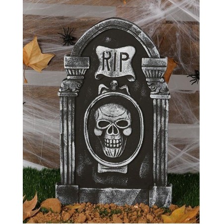 Lapida tumba para decoracion cementrio halloween 50 x 30 cms.