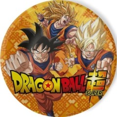 Platos Dragon Ball cumpleaños 8 uds de 23 cm