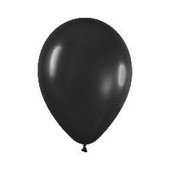 Globo negro fashion solido r 12 50 uds sempertex R12 080 7703340231464