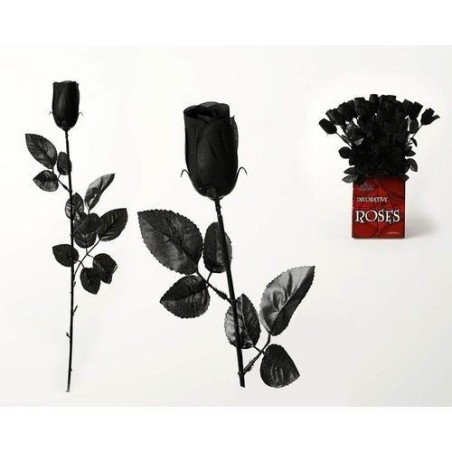 Rosas negras 53 cm decoracion siniestra halloween 98023 8422259980230