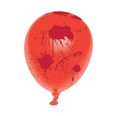 Globos colores con manchas de sangre rojas 6 und 9901271 13051668730