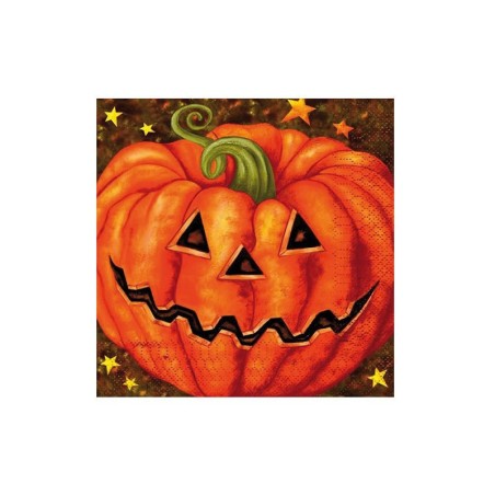 Servilletas calabaza halloween 20 uds de 33x33 cm