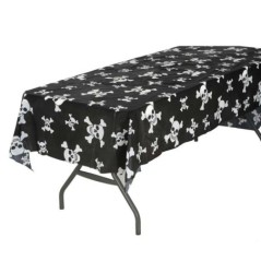 Mantel negro calaveras 137x274 cm 24363 8434077243633