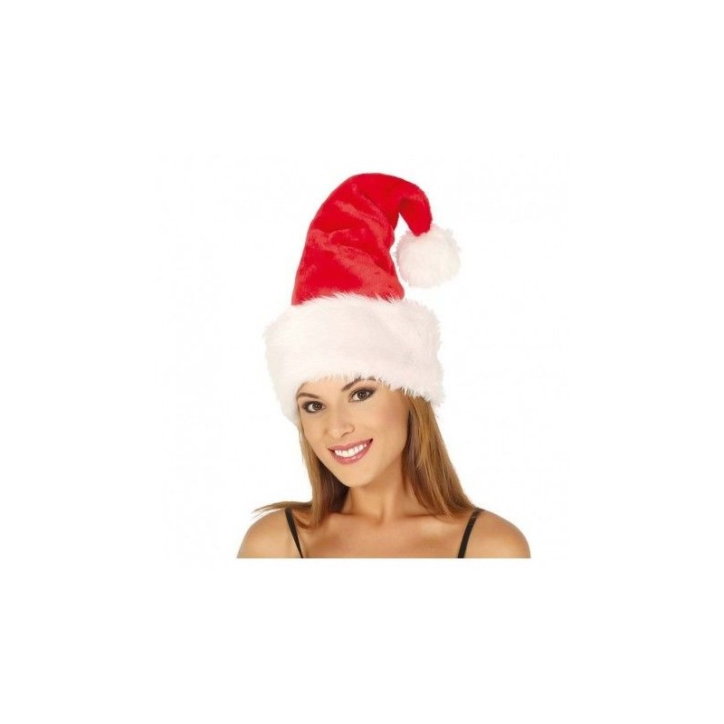 Gorro papa noel terciopelo extra 55 cm