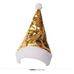 Gorro papa noel lentejuelas oro 8412672411084 41108