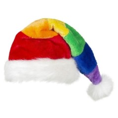 Gorro papa noel arcoiris gracioso y original 8712026134431 13443