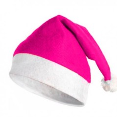 Gorros papa noel fucsia barato packs por mayor