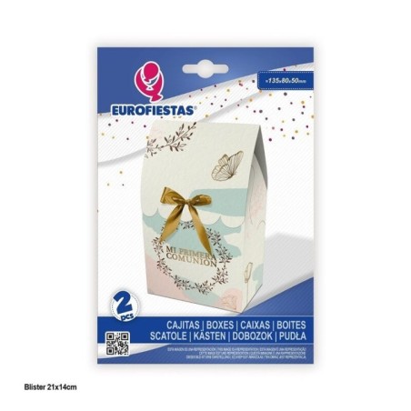 Cajta regalo comunion 13x8x5 cm 2 uds 8435127333526 33352EF