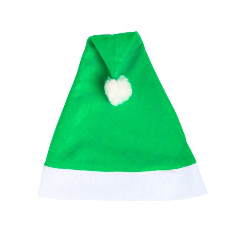 Gorros papa noel verdes barato packs por mayor