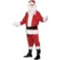 Disfraz santa claus terciopelo talla l o xl  deluxe papa