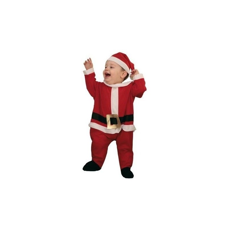 Disfraz papa noel bebe 6-12 meses infantil navidad