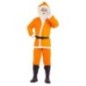 Disfraz papa noel naranja para adulto talla L