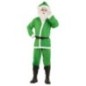 Disfraz papa noel verde para adulto talla L