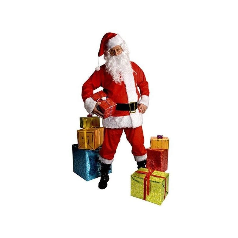 Disfraz papa noel de lujo para hombre talla ML