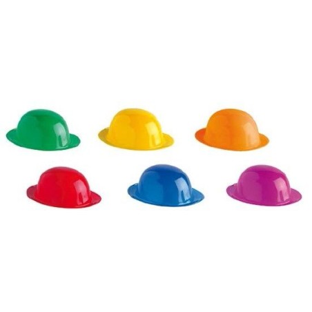 Pack de 12 bombines de colores en plastico baratos 18422935551218 55118 12