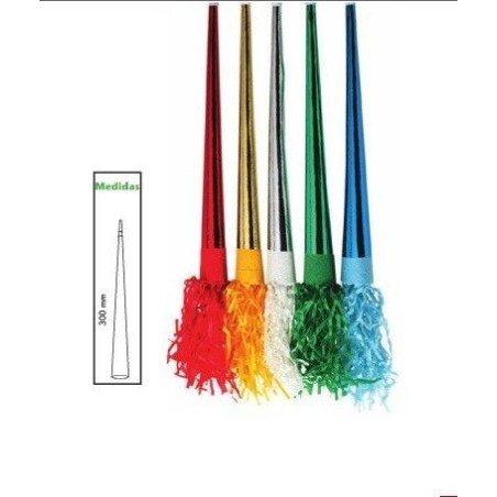 Trompeta metal fleco 30 cm 8422935521306 52130