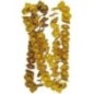 Collar flores oro dorado cotillon o fiesta