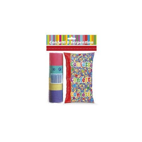 Bolsa de confeti y serpentina en bolsa kit cotillon 8422935340600 34060