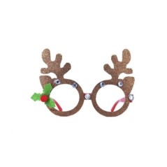 Gafas Reno navideño con glitter 8433584402045 40204