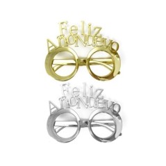 Gafas Feliz Año nuevo plata o oro unidad 8433584407637 40763