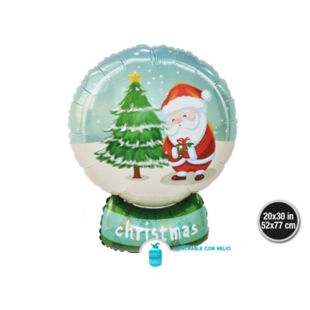 Globo bola de navidad santa claus 52x77 cm 8433584582037 58203