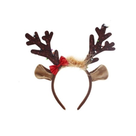 Diadema de reno o alce marron navidad 8433584709427 70942