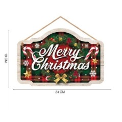 Letrero Merry Chtismas 34x19 cm 8412672413538 41353