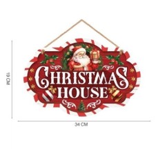 Letrero Chrismas House 30x20 cm 8412672413545 41354