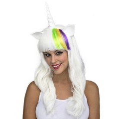 Peluca-unicornio-blanca-con-mechon-para-mujer-8435408255875-205587