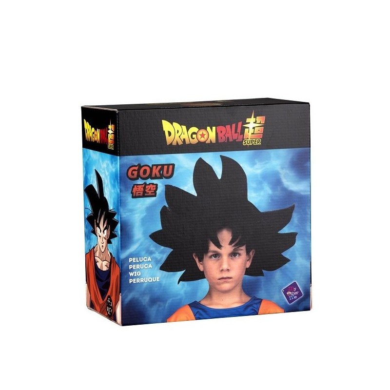 Peluca de Son Goku para niño Bola dragon