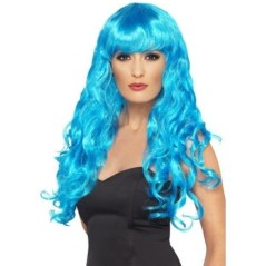 Peluca-sirena-azul-electrico-reina-del-mar-flequil-5020570422601-42260