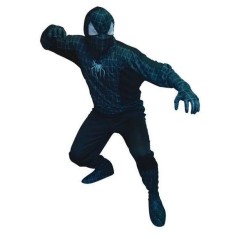 Disfraz Spiderman negro talla L hombre