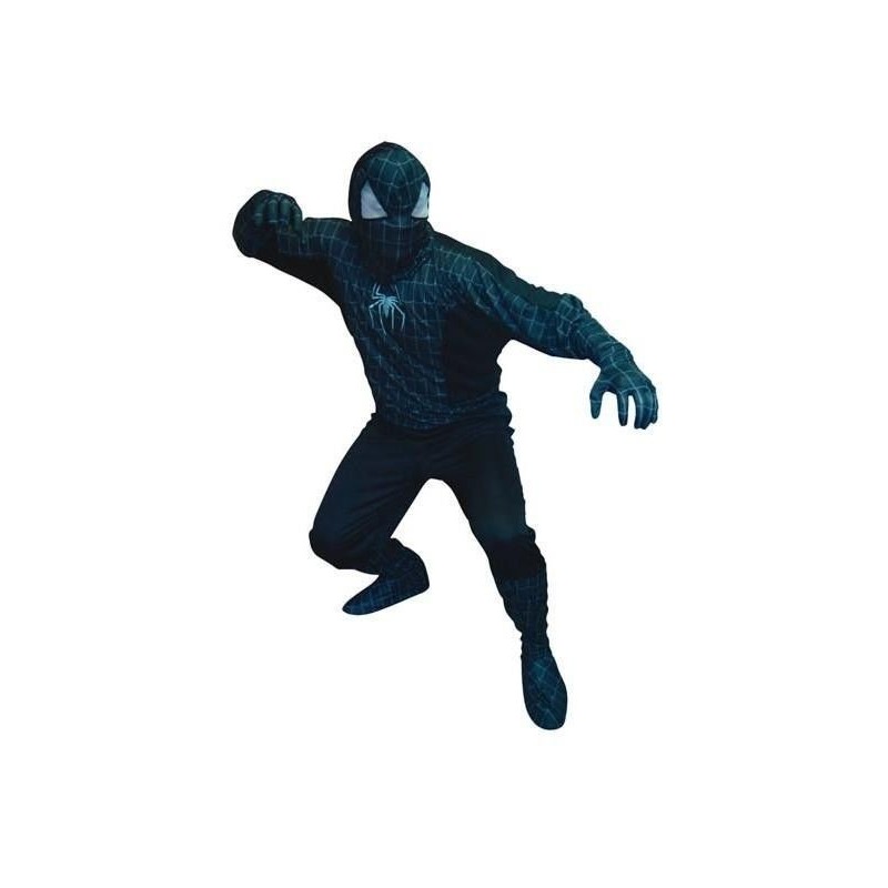 Disfraz Spiderman negro talla L hombre