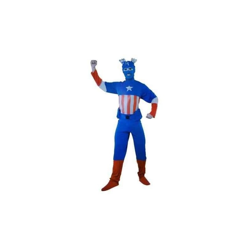 Disfraz capitan azul america superheroe