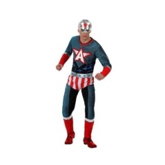 Disfraz super heroe americano capitan talla M-L