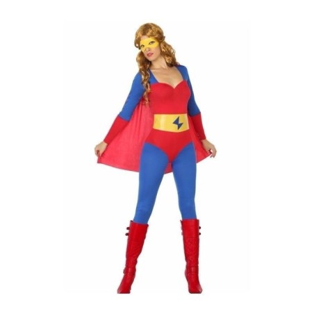 Disfraz super heroina girl de comic talla M-L mujer