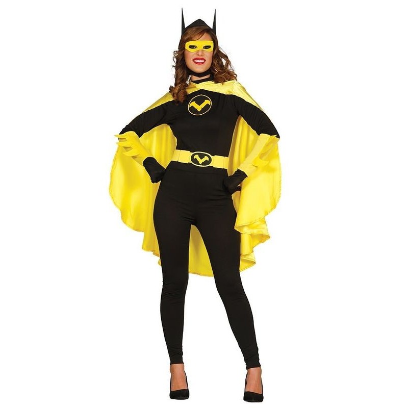 Disfraz black heroine mujer batgirl tallas