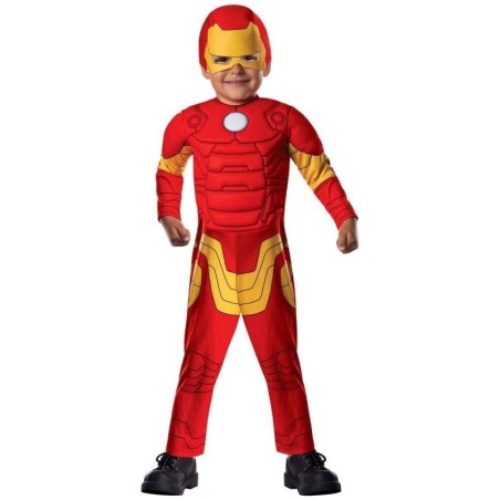 Disfraz Iron man musculoso deluxe talla 1-2 años