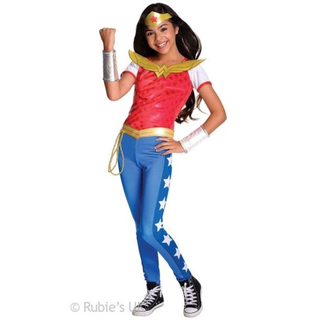 Disfraz Wonder Woman niña deluxe tallas