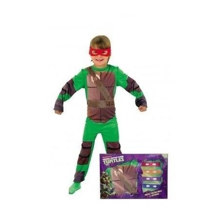 Disfraz tortugas ninja en caja infantil tallas